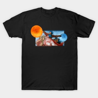 The Creation of the Sun and the Moon by Michelangelo. T-Shirt